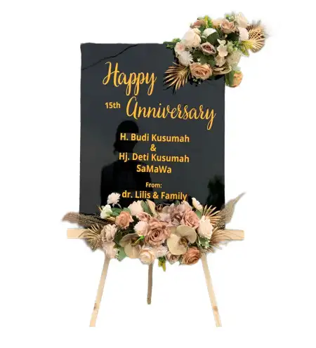 Papan Bunga Akrilik Woloan Tiga